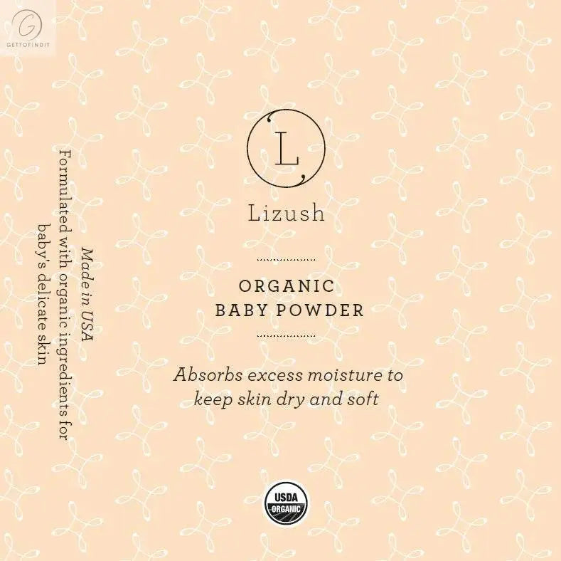 ORGANIC BABY POWDER - Talc Free - Get To Find It, LLC
