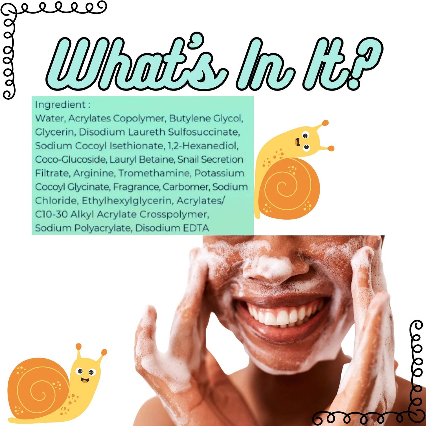 Snail Mucin Face Wash - Get To Find It, LLC
