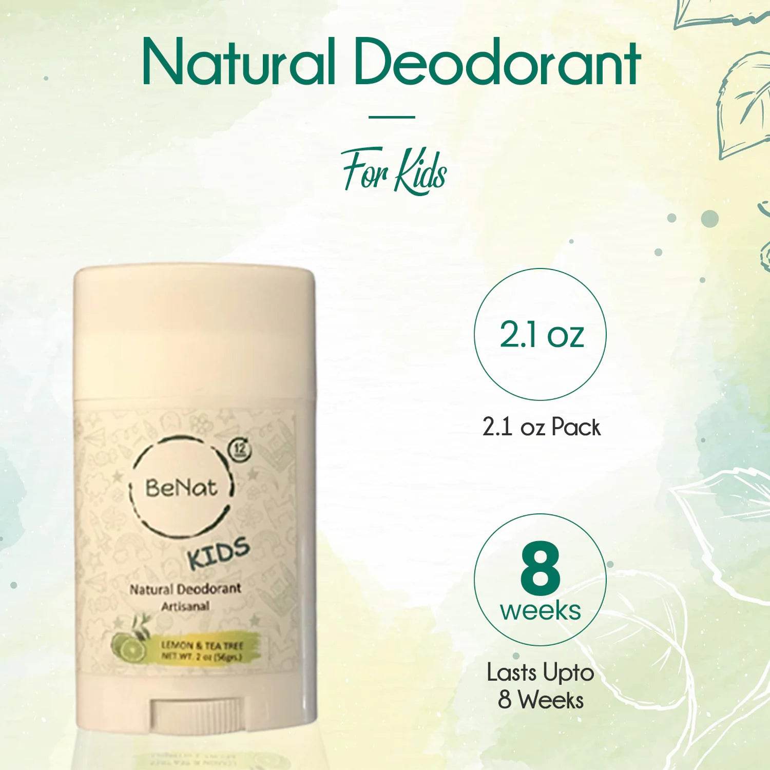 All-Natural Deodorant for Kids & Teens - Get To Find It, LLC