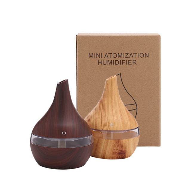 Wood Grain Tip Humidifier & Air Purifier - Get To Find It, LLC