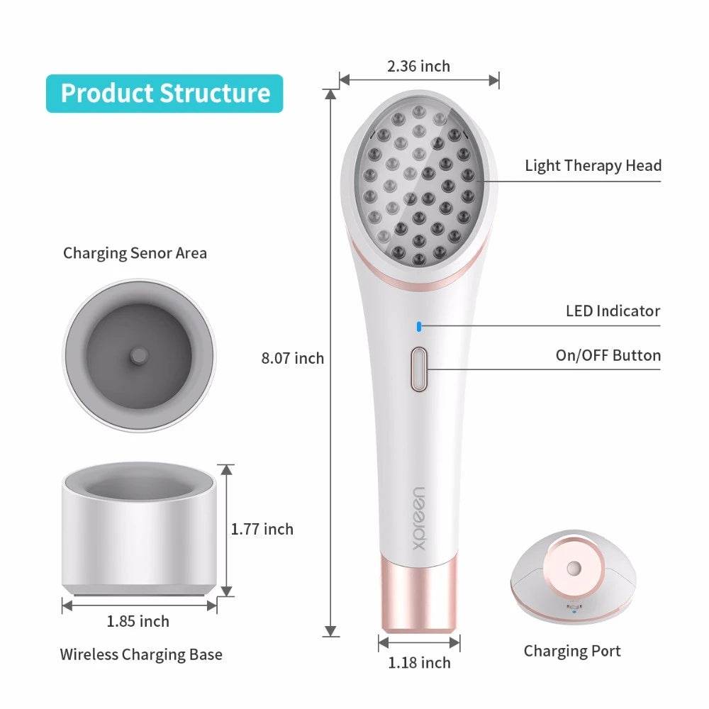 Wireless Rechargeable Acne Light Therapy Device - Get To Find It, LLC
