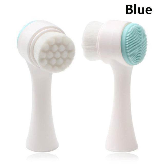Double-sided Silicone Facial Cleanser Brush - Get To Find It, LLC