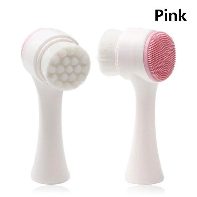 Double-sided Silicone Facial Cleanser Brush - Get To Find It, LLC