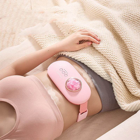 Menstrual Heating Self Massage Heat Period Pain Relief Portable Heating Pad Warming Belt Thermal Massager Stomach Heating Belt - Get To Find It, LLC