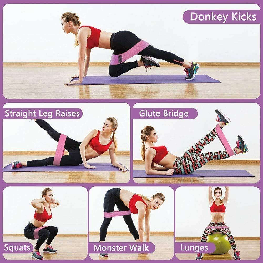 3-Piece Workout Resistance Bands - Get To Find It, LLC