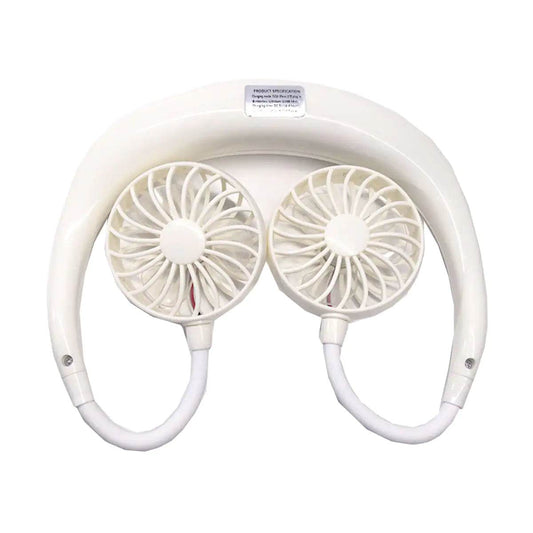 Beat The Heat Double Cool Cordless Breezy Mini Collar Fan - Get To Find It, LLC