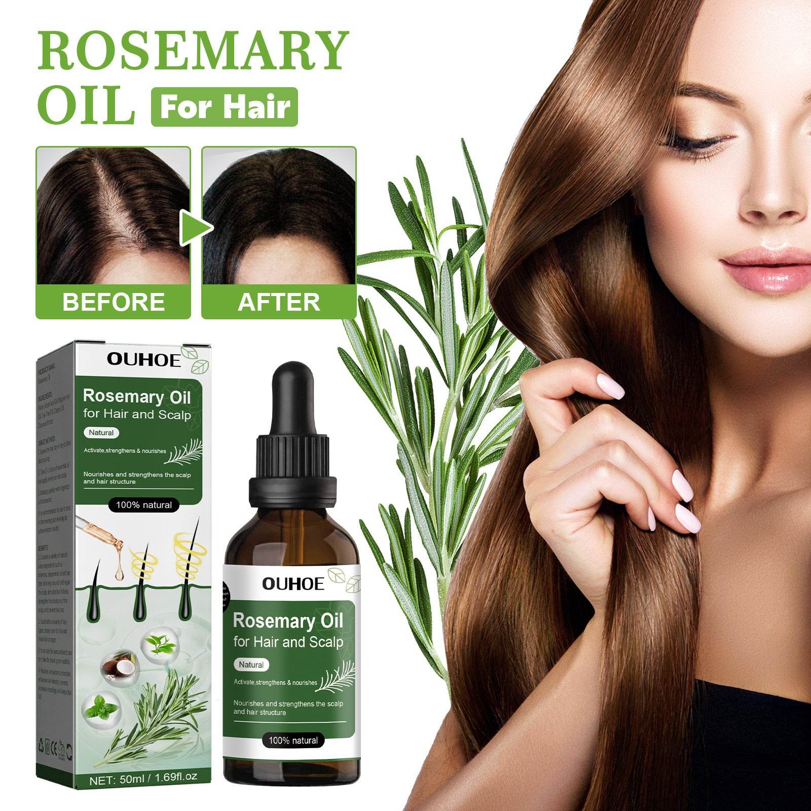 Anti-breakage Nourishing Hair Care Essential Oil - Get To Find It, LLC
