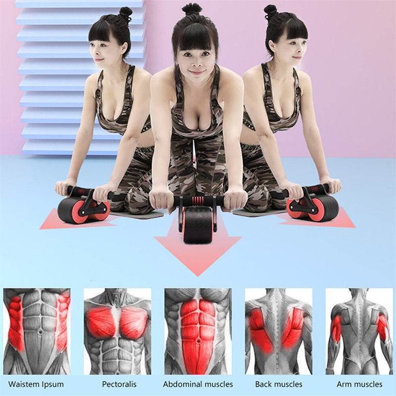 Double Wheel Abdominal Exerciser - Get To Find It, LLC