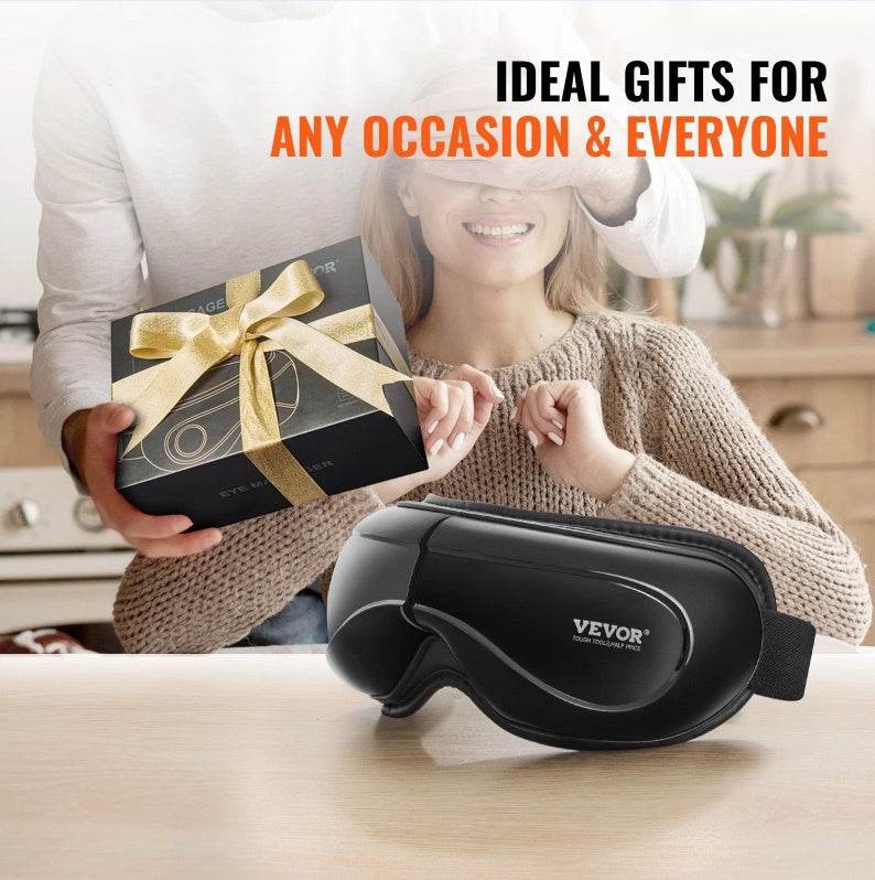 Heated Eye Massager Eye Care Device 5 Modes Bluetooth Music Foldable - Get To Find It, LLC