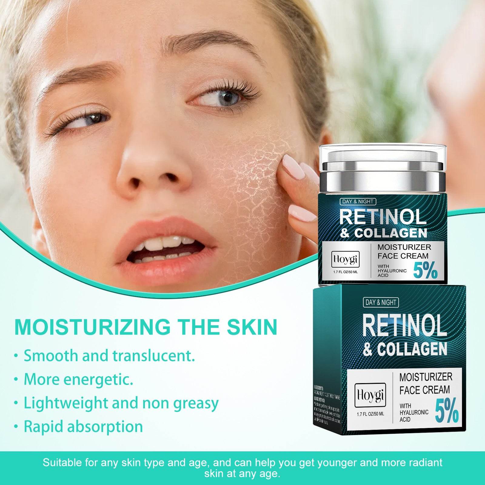 Retinol Brightening Nourishing Care Cream - Get To Find It, LLC