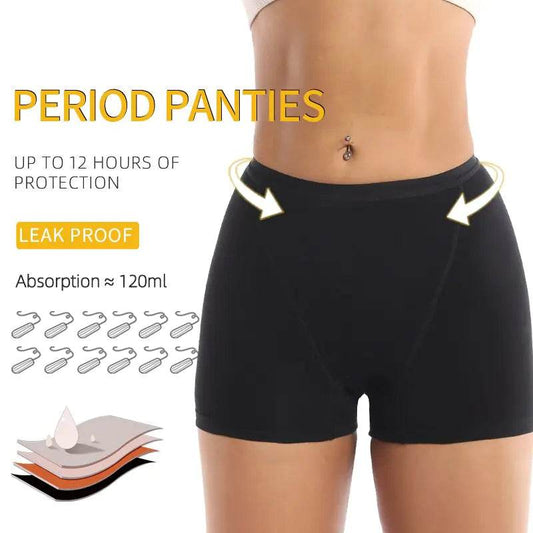 GTFI Cotton Physiological Menstrual Boxer Briefs - Get To Find It, LLC
