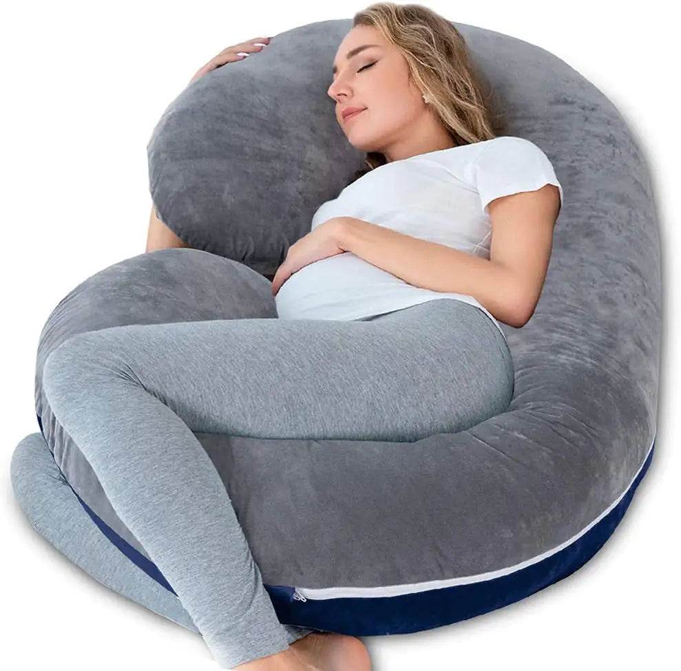 GTFI C-Shaped Body Pregnancy Pillow - Get To Find It, LLC