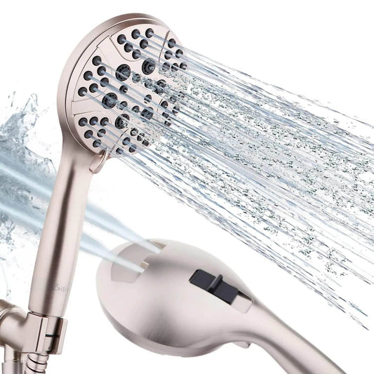 High Pressure Shower Head with Handheld 8 Spray Settings High Flow - Get To Find It, LLC