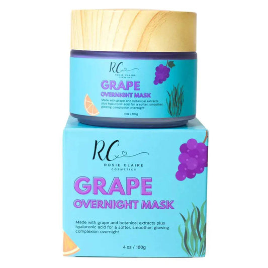 Overnight Hydrating Antioxidant Vitamin C Hyaluronic Acid Sleeping Facial Mask Large 4oz Size - Get To Find It, LLC
