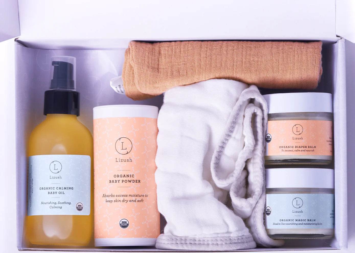 Organic Newborn Welcome Kit - Natural Baby Care Set - Get To Find It, LLC