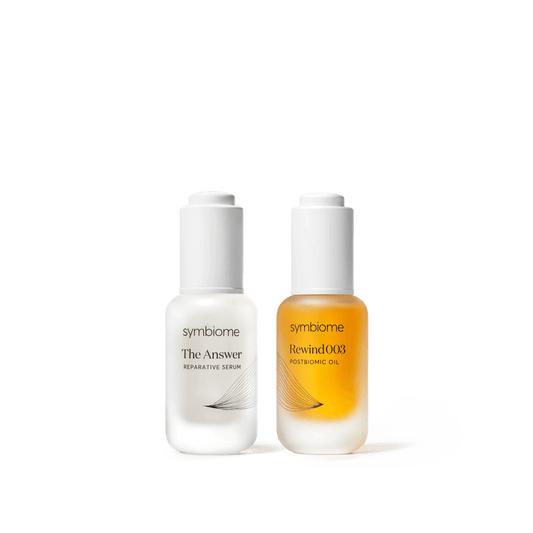 Supple Skin Set (The Answer Reparative Serum + Rewind003 Age-Defying Postbiomic Oil) - by Symbiome - Get To Find It, LLC