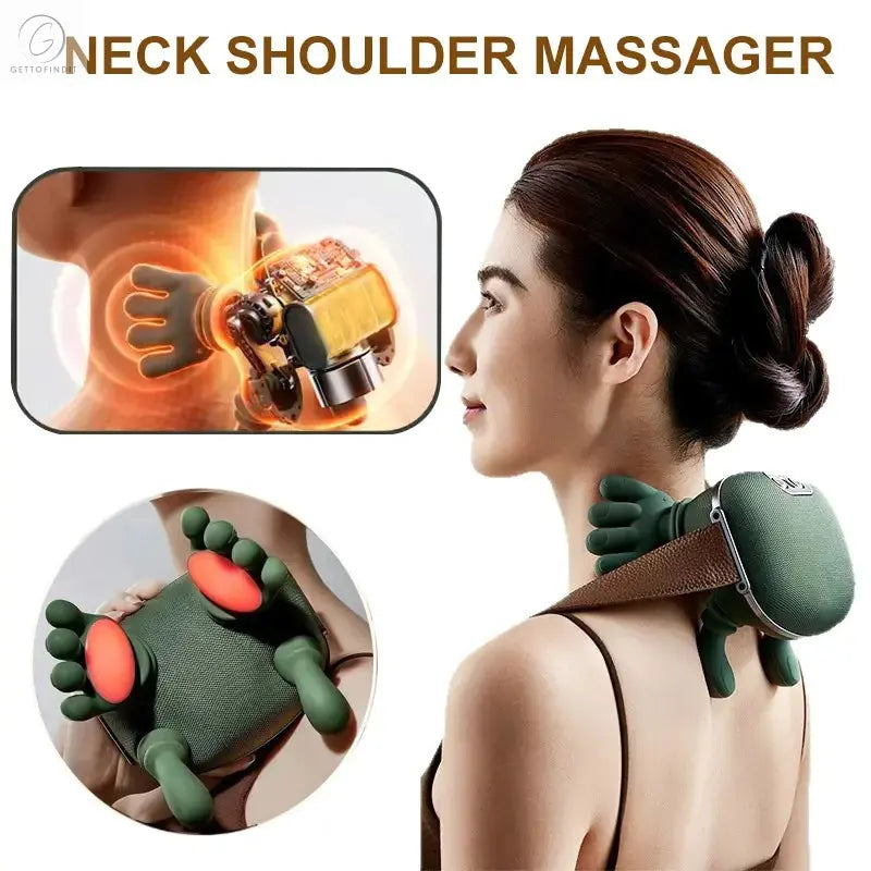 Wireless Neck & Shoulder Massager Get To Find It, LLC