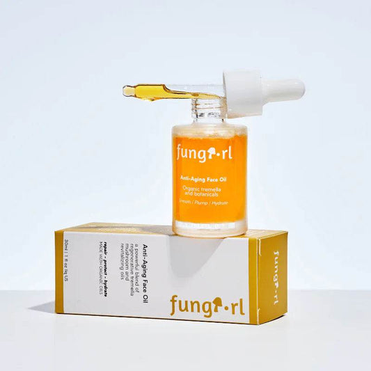 Anti-Aging Tremella & Reishi Mushroom Face Oil Serum - by Fungi Guru - Get To Find It, LLC