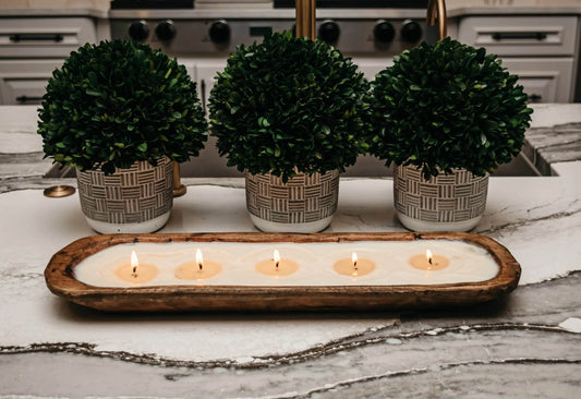 5-Wick Dough Bowl Soy Candles - Get To Find It, LLC