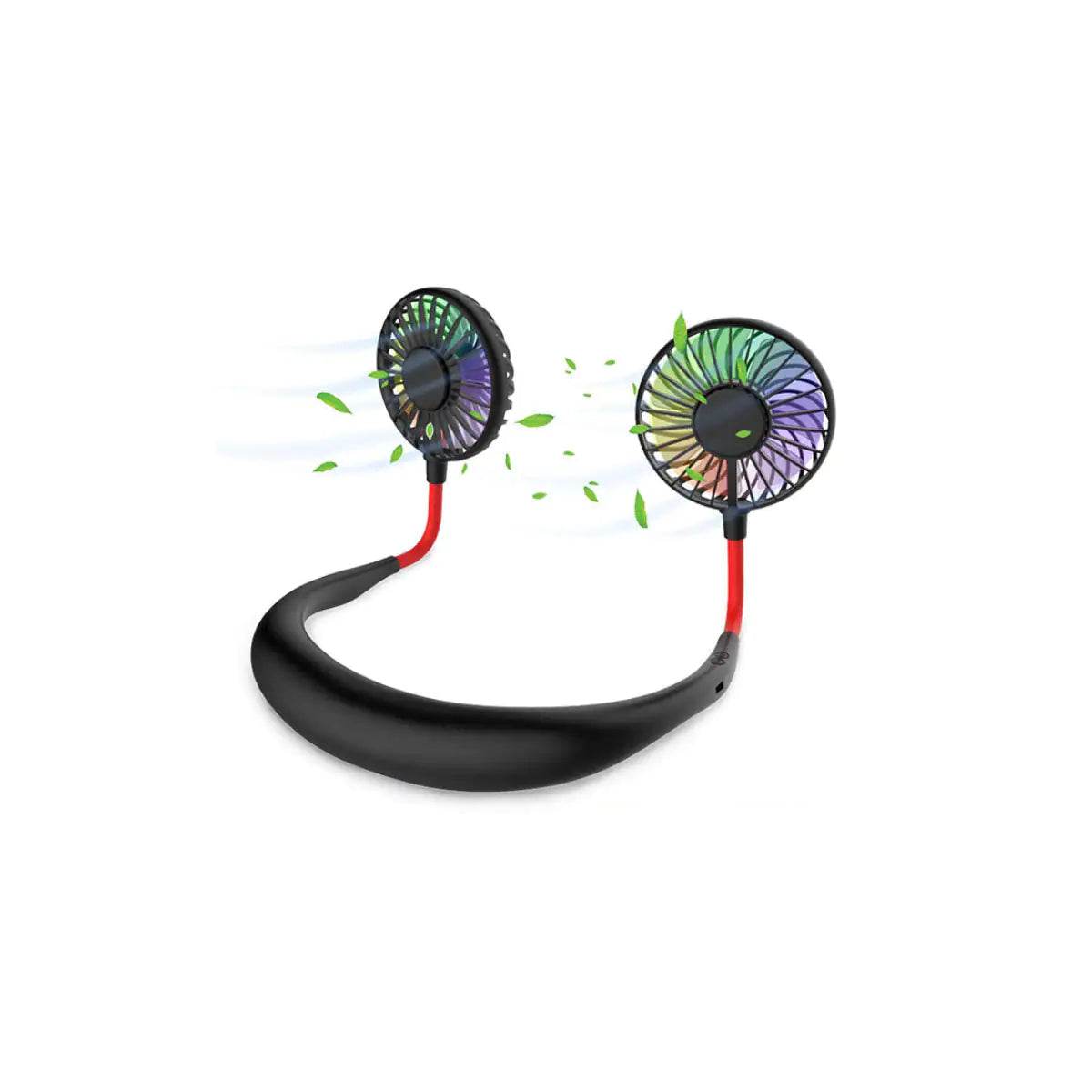 Beat The Heat Double Cool Cordless Breezy Mini Collar Fan - Get To Find It, LLC