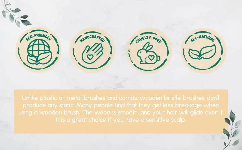 Wooden Detangling Hair Brush - Get To Find It, LLC