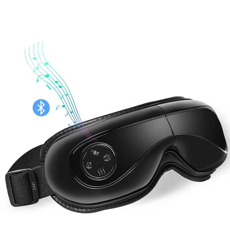 Heated Eye Massager Eye Care Device 5 Modes Bluetooth Music Foldable - Get To Find It, LLC