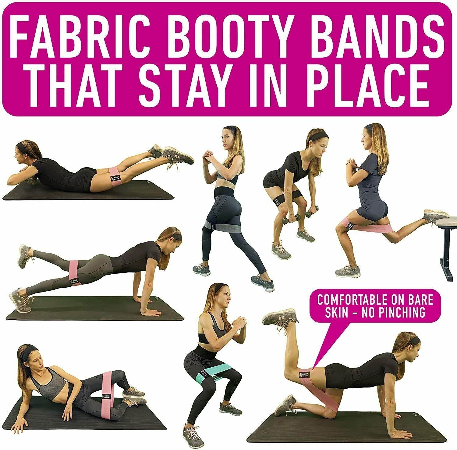 3-Piece Workout Resistance Bands - Get To Find It, LLC