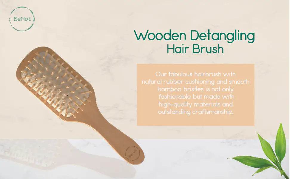 Wooden Detangling Hair Brush - Get To Find It, LLC