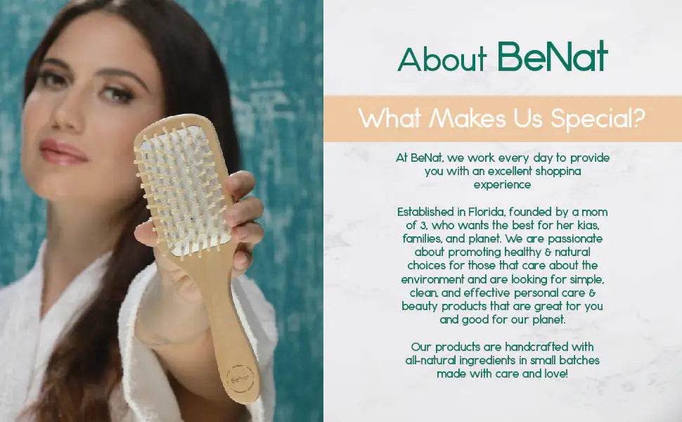 Wooden Detangling Hair Brush - Get To Find It, LLC