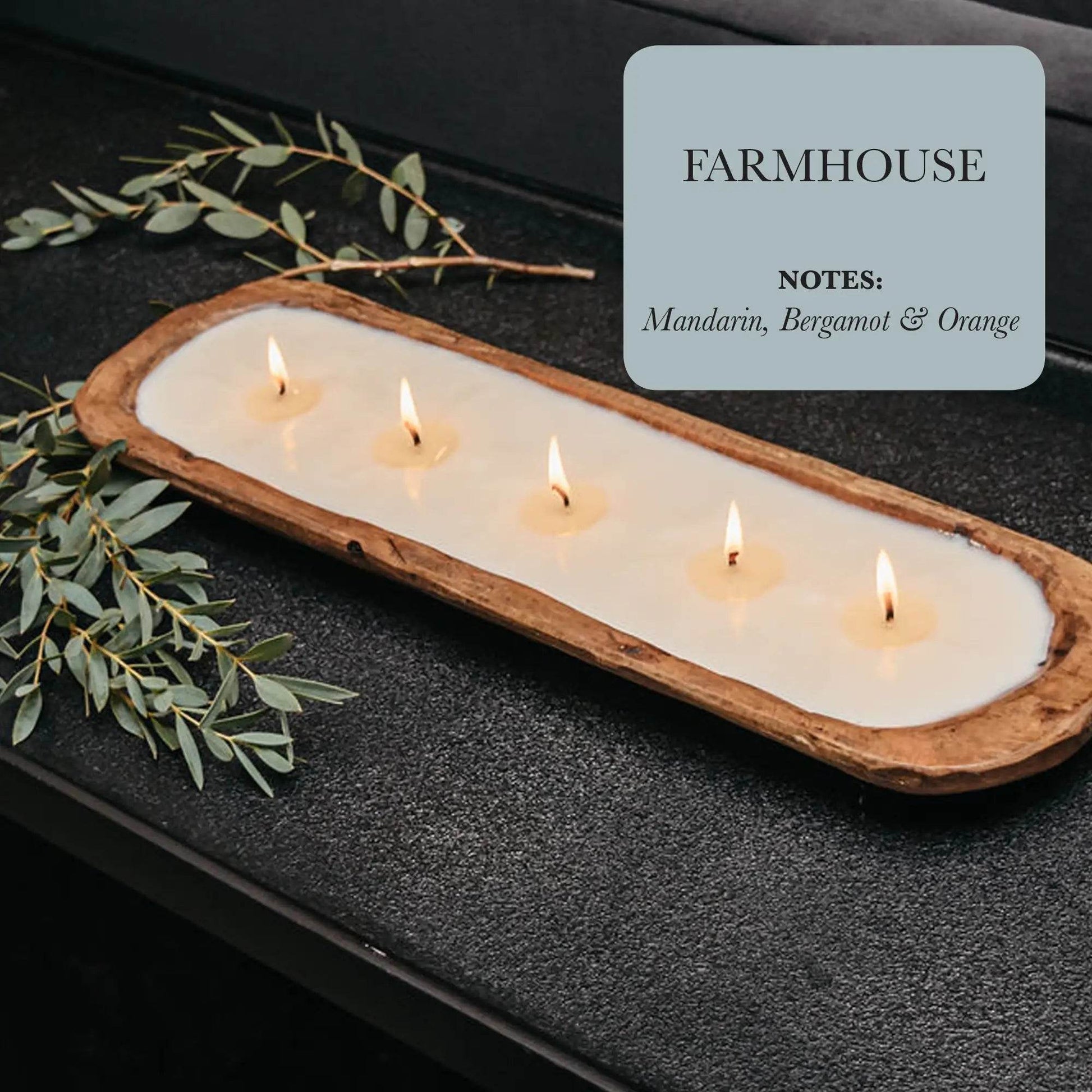 5-Wick Dough Bowl Soy Candles - Get To Find It, LLC