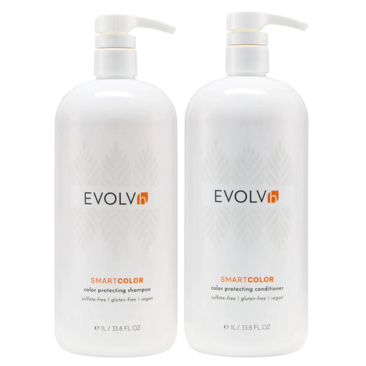 SmartColor Color Protecting Shampoo & Conditioner Liter Duo - By EVOLVh - Get To Find It, LLC
