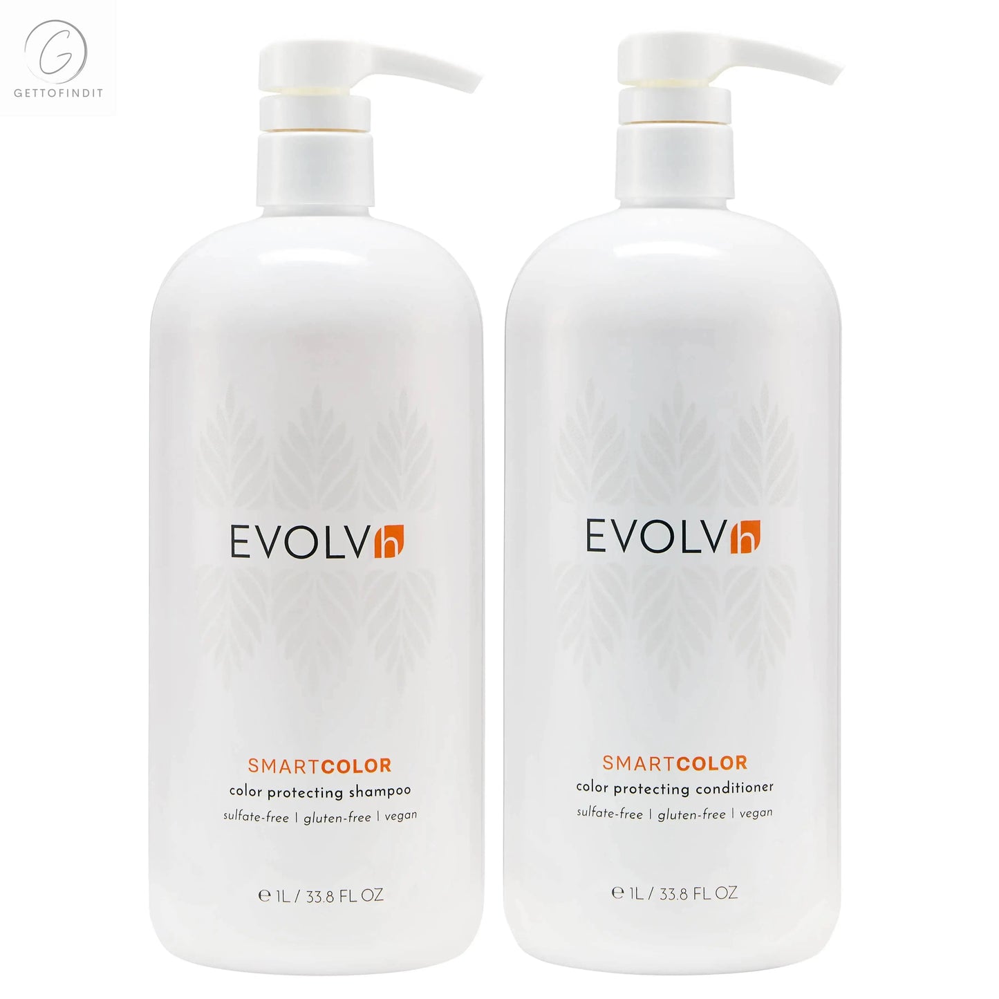 SmartColor Color Protecting Shampoo & Conditioner Liter Duo - By EVOLVh - Get To Find It, LLC