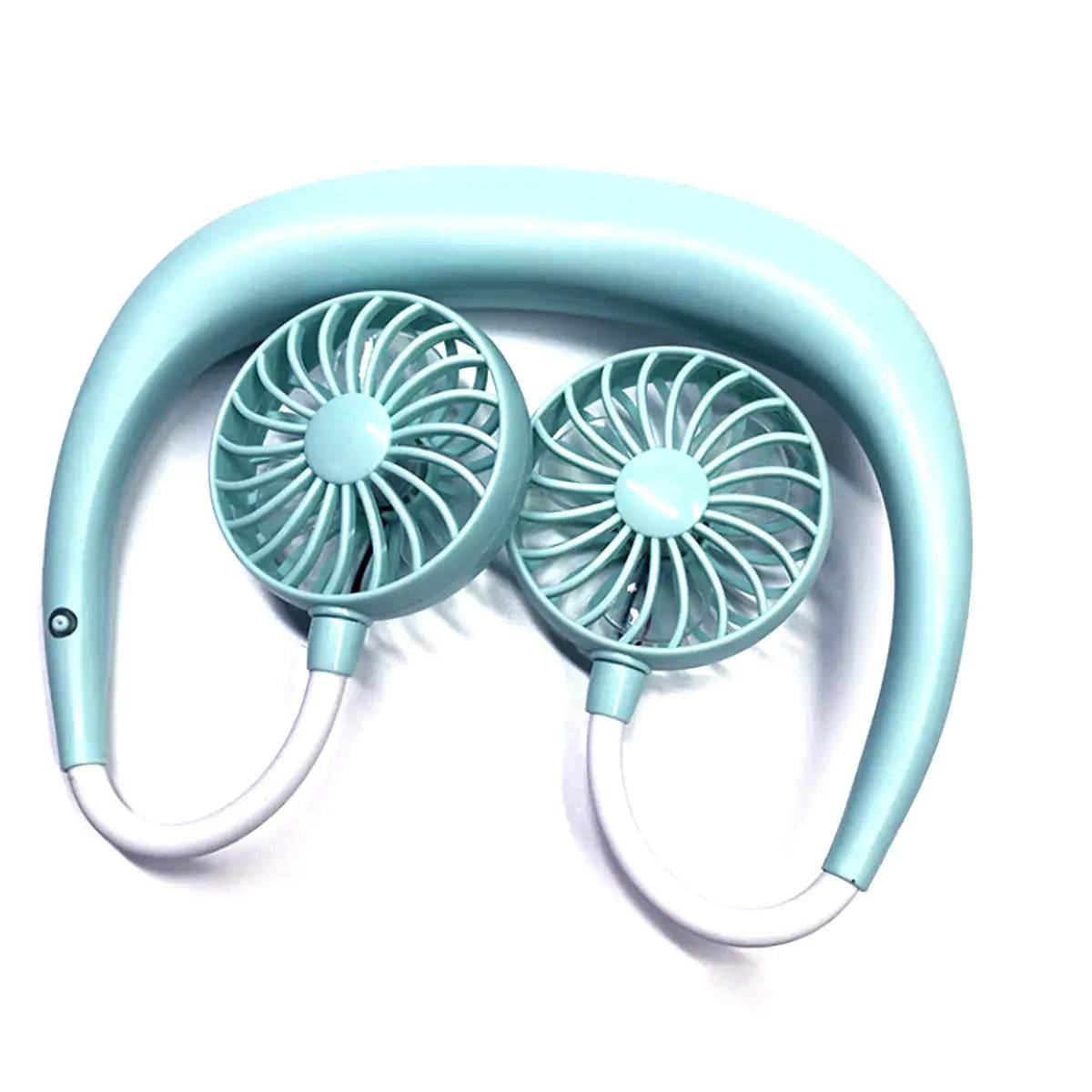 Beat The Heat Double Cool Cordless Breezy Mini Collar Fan - Get To Find It, LLC