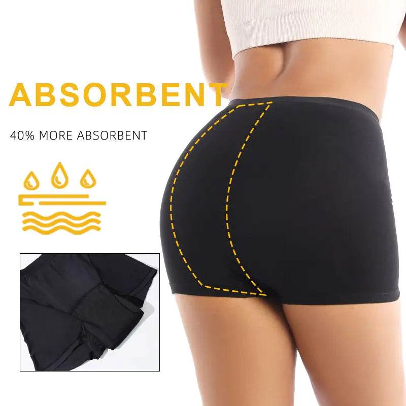 GTFI Cotton Physiological Menstrual Boxer Briefs - Get To Find It, LLC