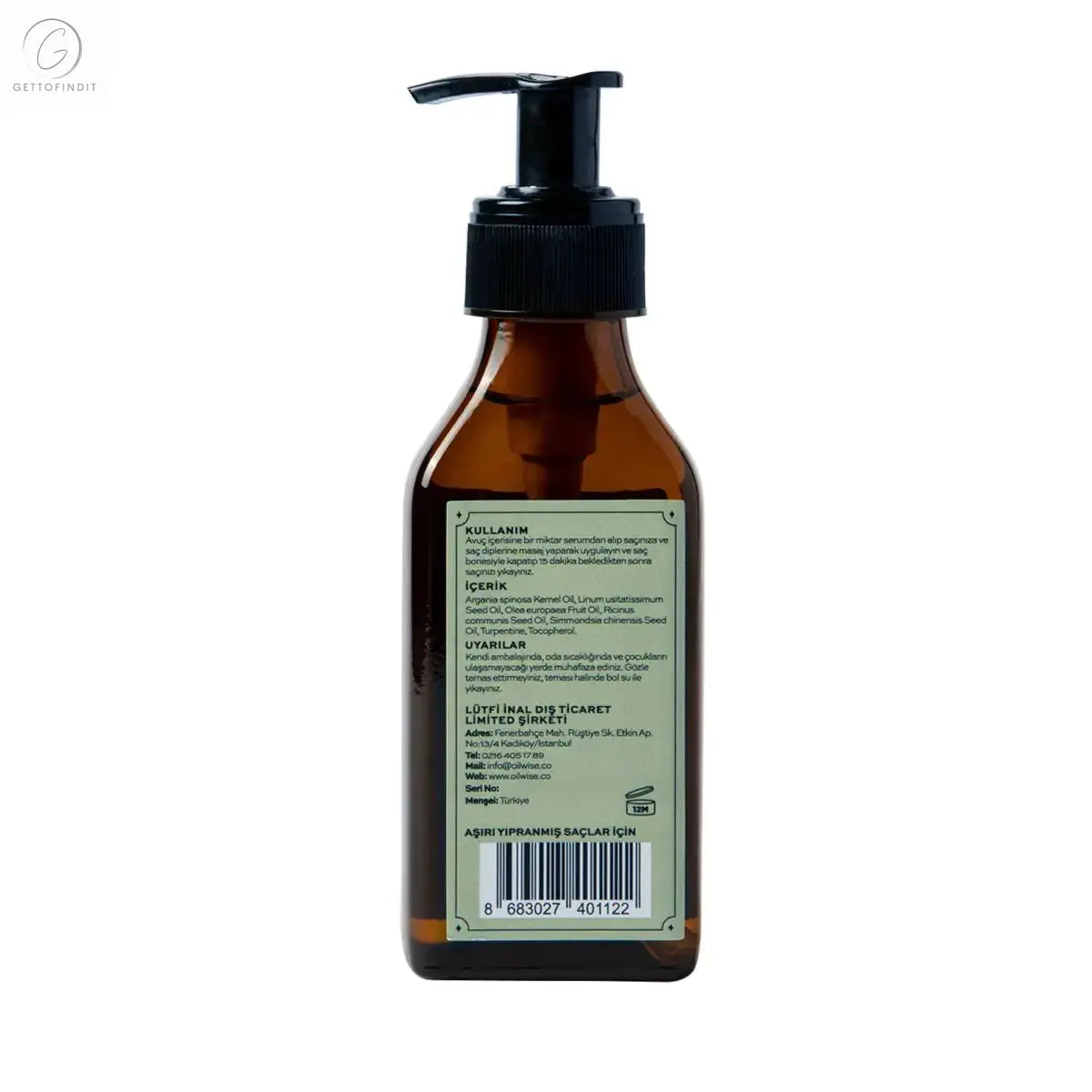 Oilwise Argan Serum 100 ml Get To Find It, LLC