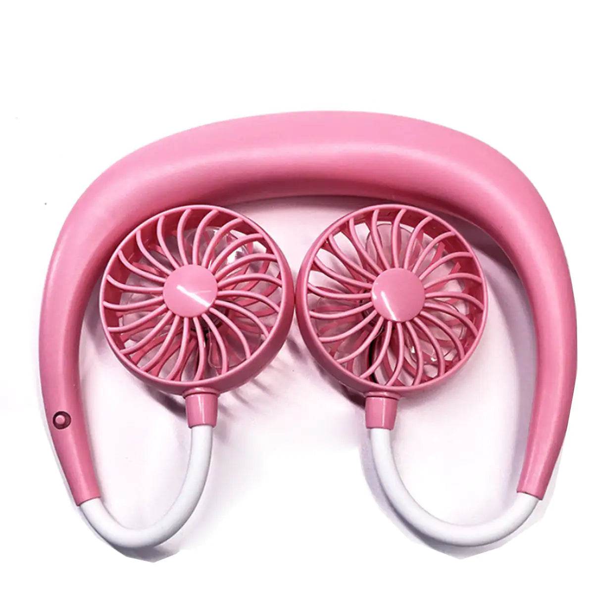 Beat The Heat Double Cool Cordless Breezy Mini Collar Fan - Get To Find It, LLC