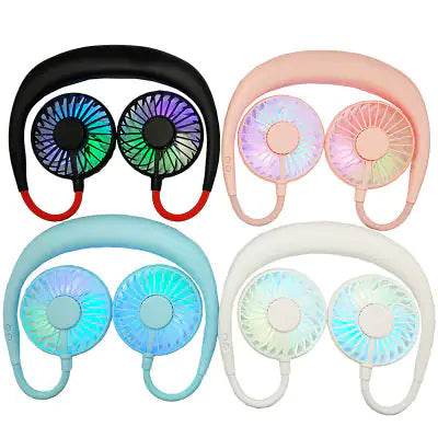 Beat The Heat Double Cool Cordless Breezy Mini Collar Fan - Get To Find It, LLC