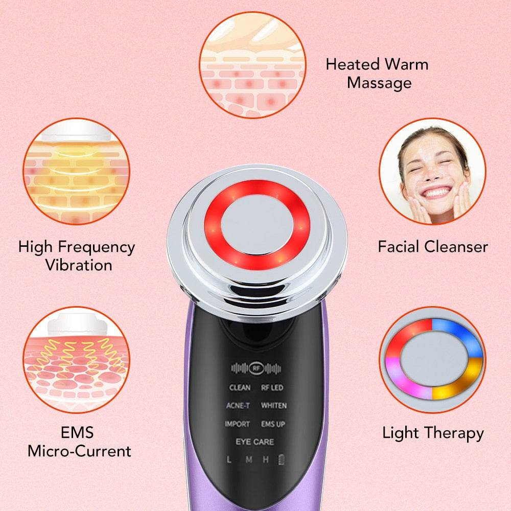 GTFI 7 in 1 Face Lift Facial Massager - Get To Find It, LLC