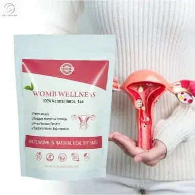 Chinaherbs Natural Womb Tea Female Period Menstrual Cramps Warmer Hormone Balance Glowing Beauty Care Packaged In Bag Classic Brands LLC
