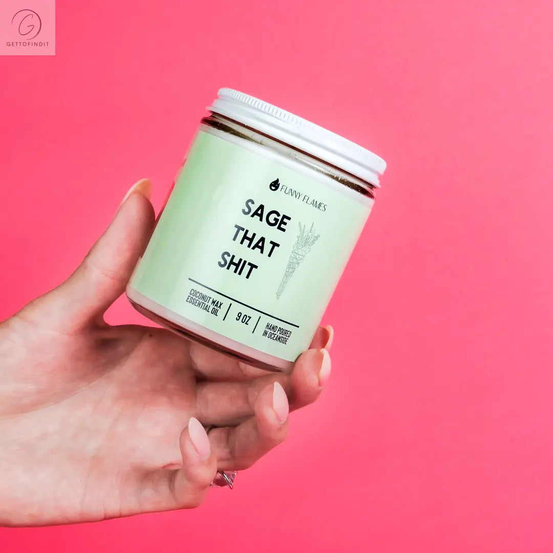 Sage That Shit DC-Funny Candle Co