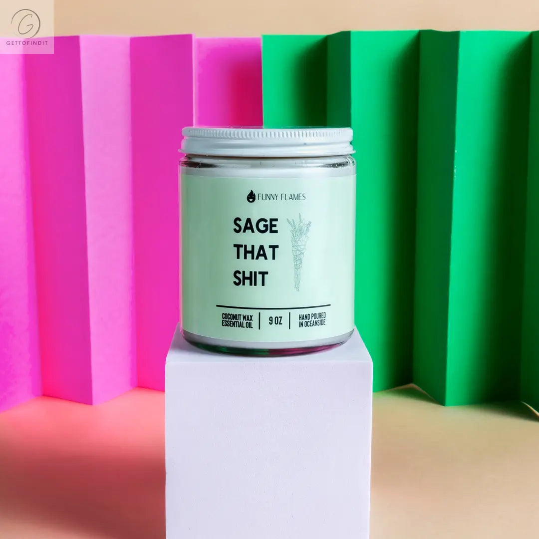 Sage That Shit DC-Funny Candle Co