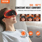 Heated Eye Massager Eye Care Device 5 Modes Bluetooth Music Foldable