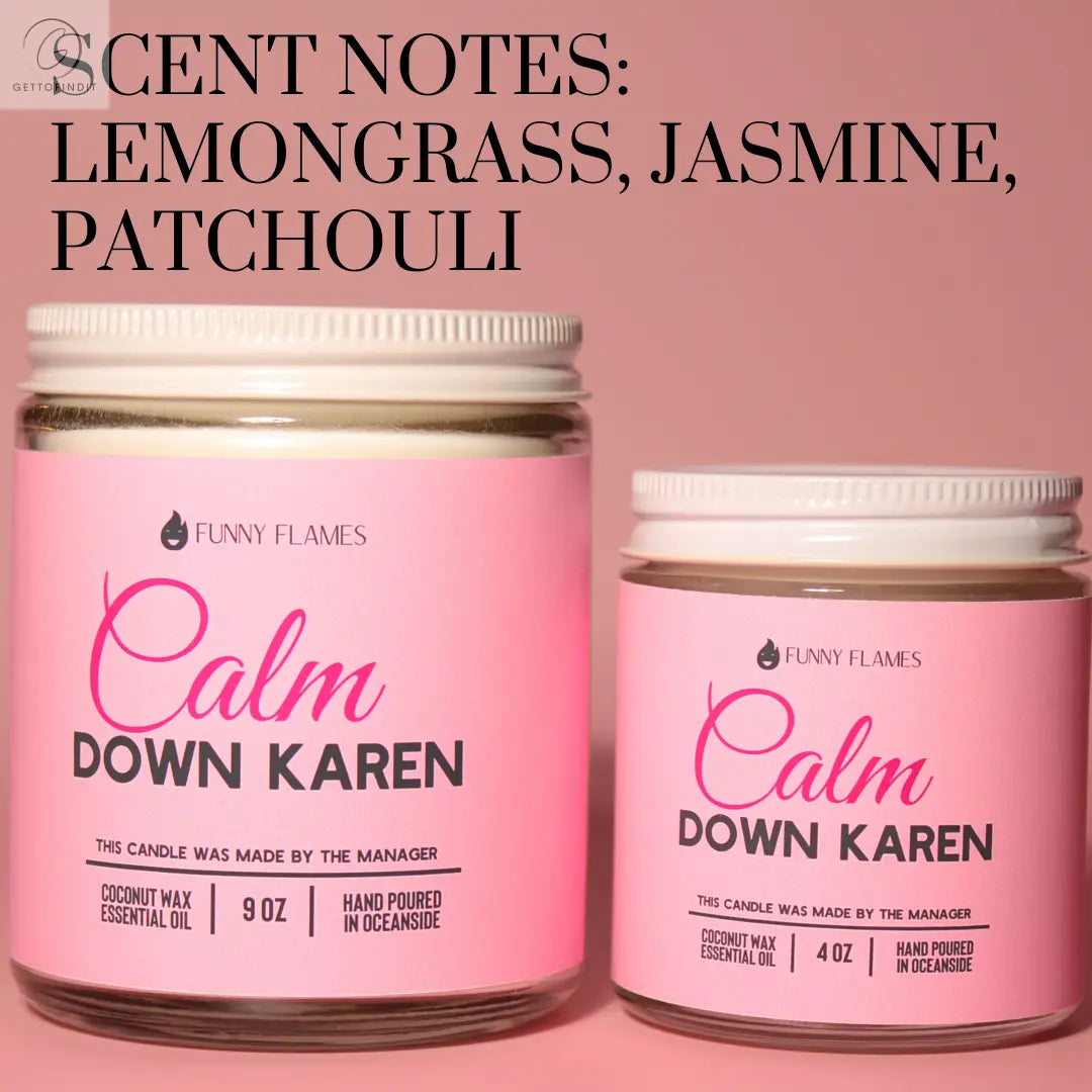Calm down Karen DC-Funny Candle Co