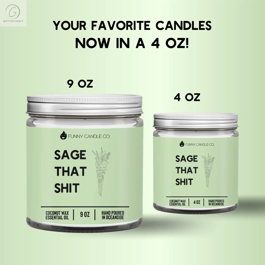 Sage That Shit DC-Funny Candle Co