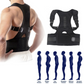 Posture Corrector Support Magnetic Back Shoulder Brace Belt Band For