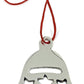 Handmade Christmas Ornaments Set of 8 with Red Ruby
