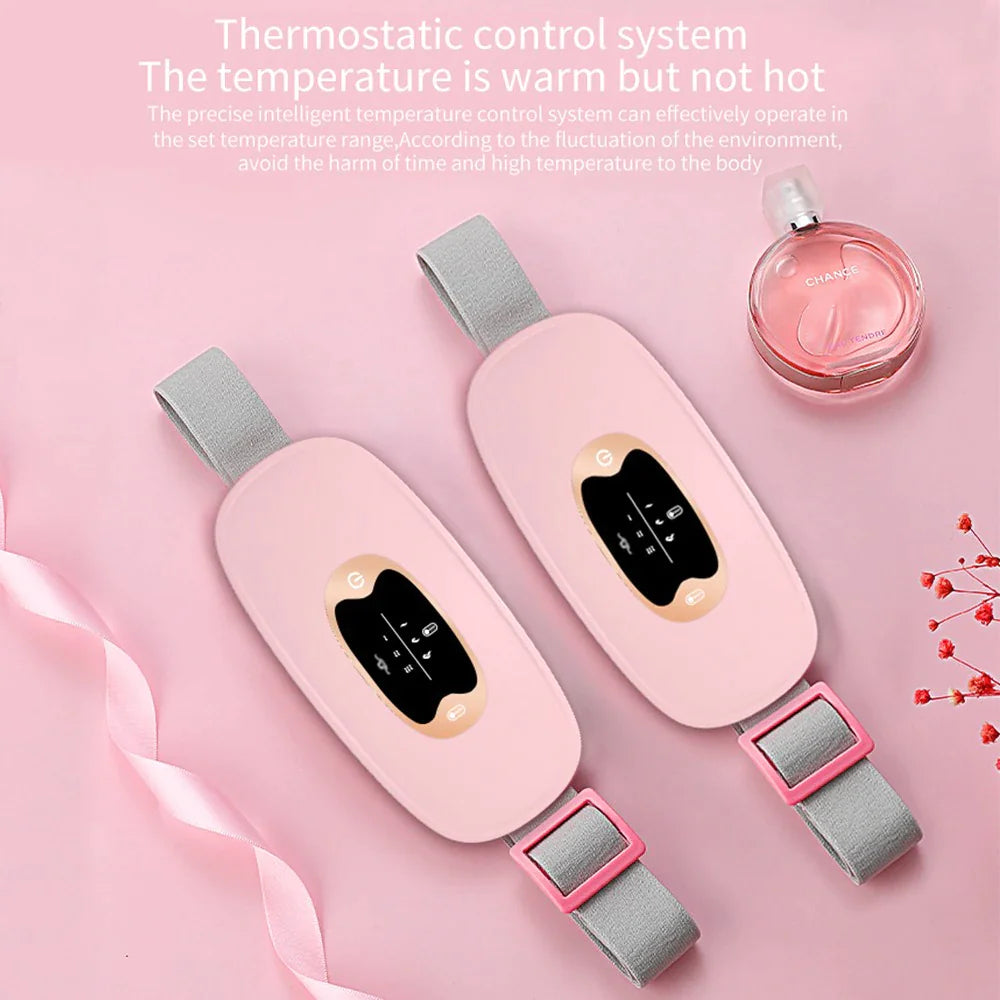 Heating Vibrating Menstrual Belt for Cramp Relief