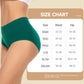 Period Underwear for Women Heavy Flow High Waisted Menstrual Panties Teens Cotton Postpartum Hipster 3 Pack - Medium