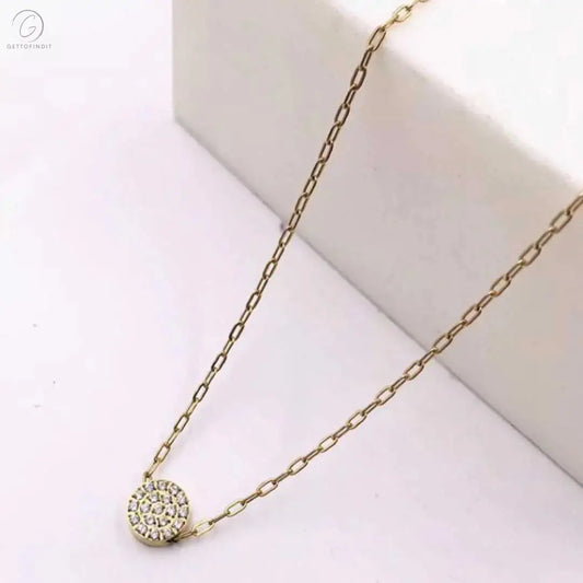 Stainless Steel Gold Sun Necklace Get To Find It, LLC