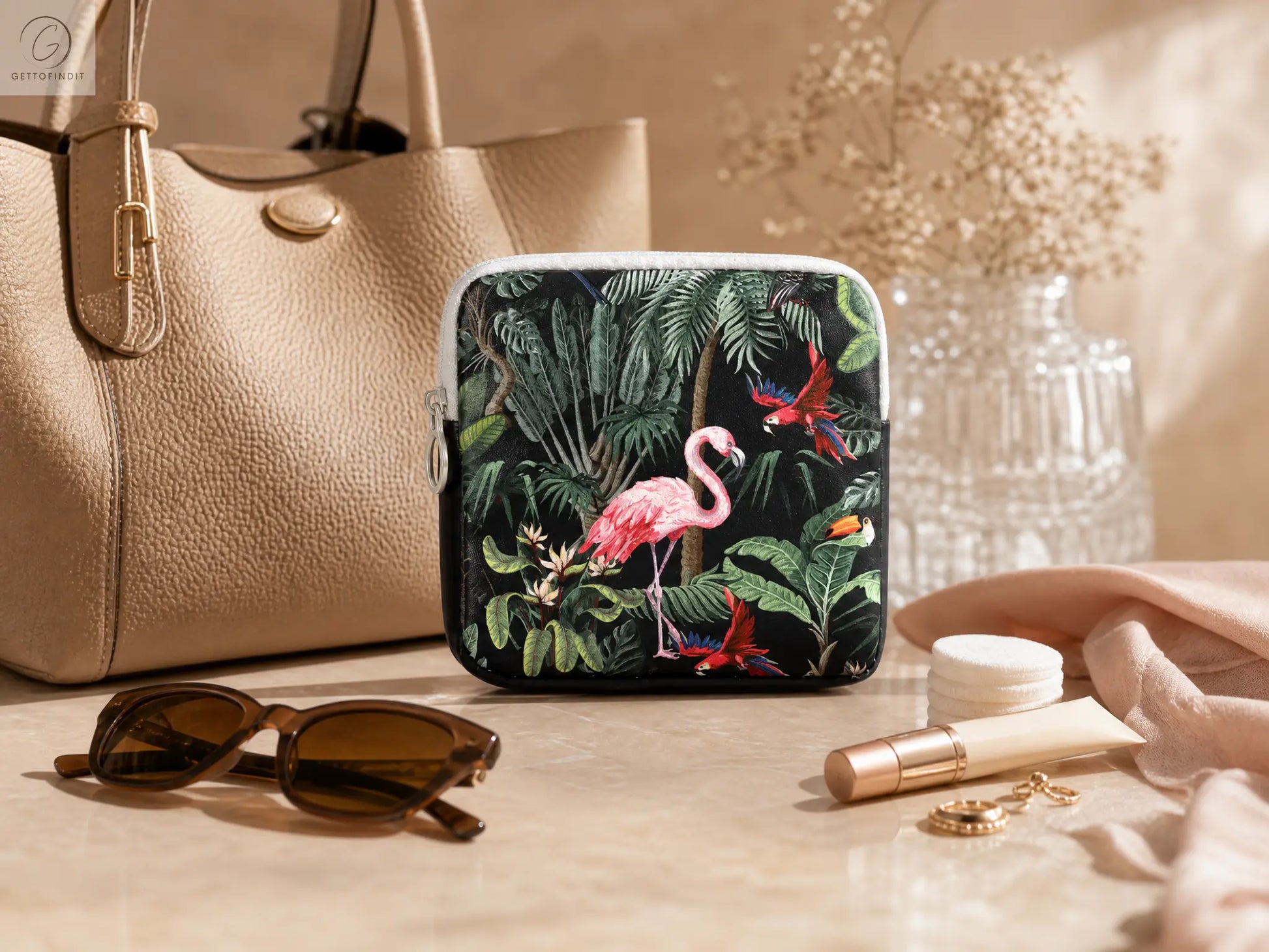 Period Bag — Menstrual Cup & Sanitary Pad Pouch 